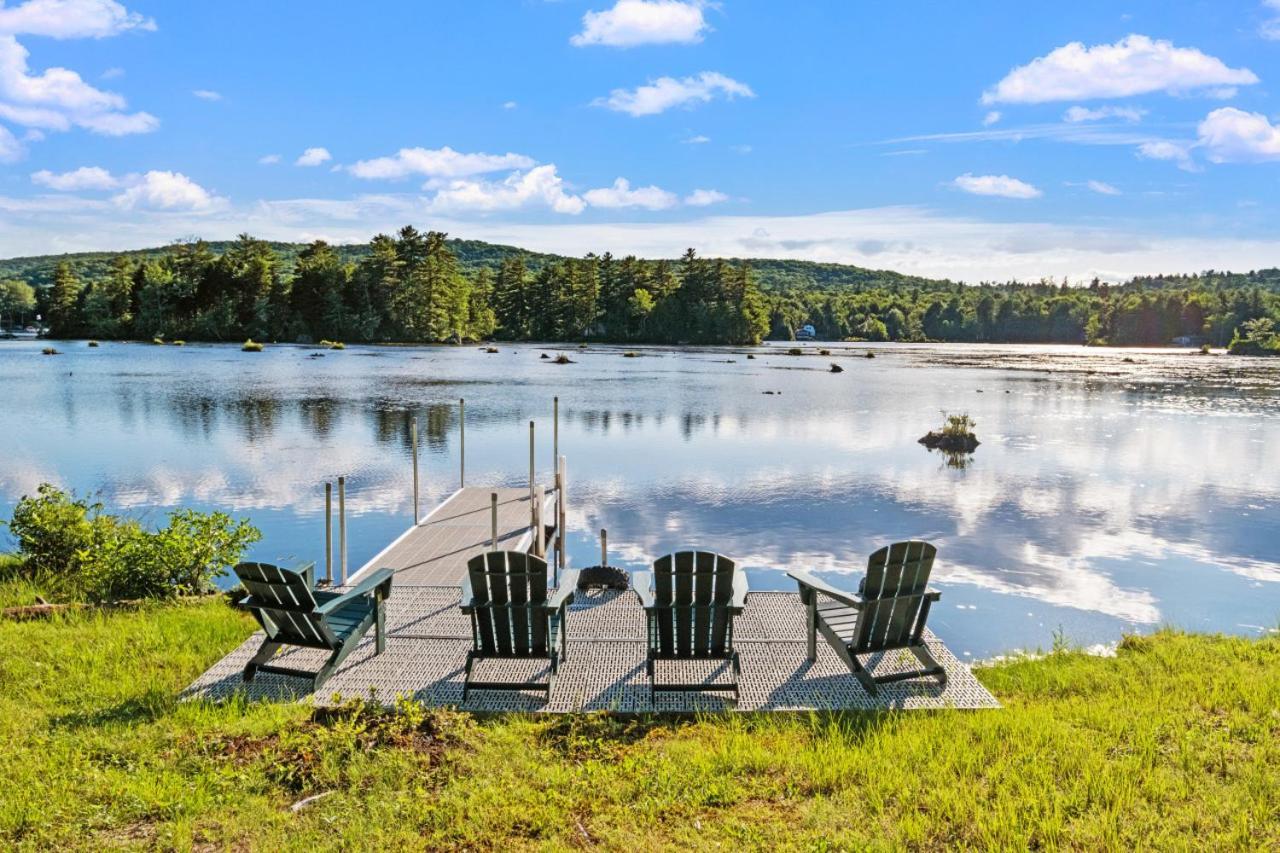 Villa Lakefront Log Cabin On 2 Acres Washington Exterior foto